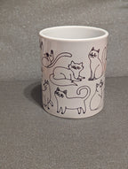 Mug-"Feline Great" -Black and White