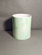 Mug-"Dad Holding Child's Hand" -Green Watercolor