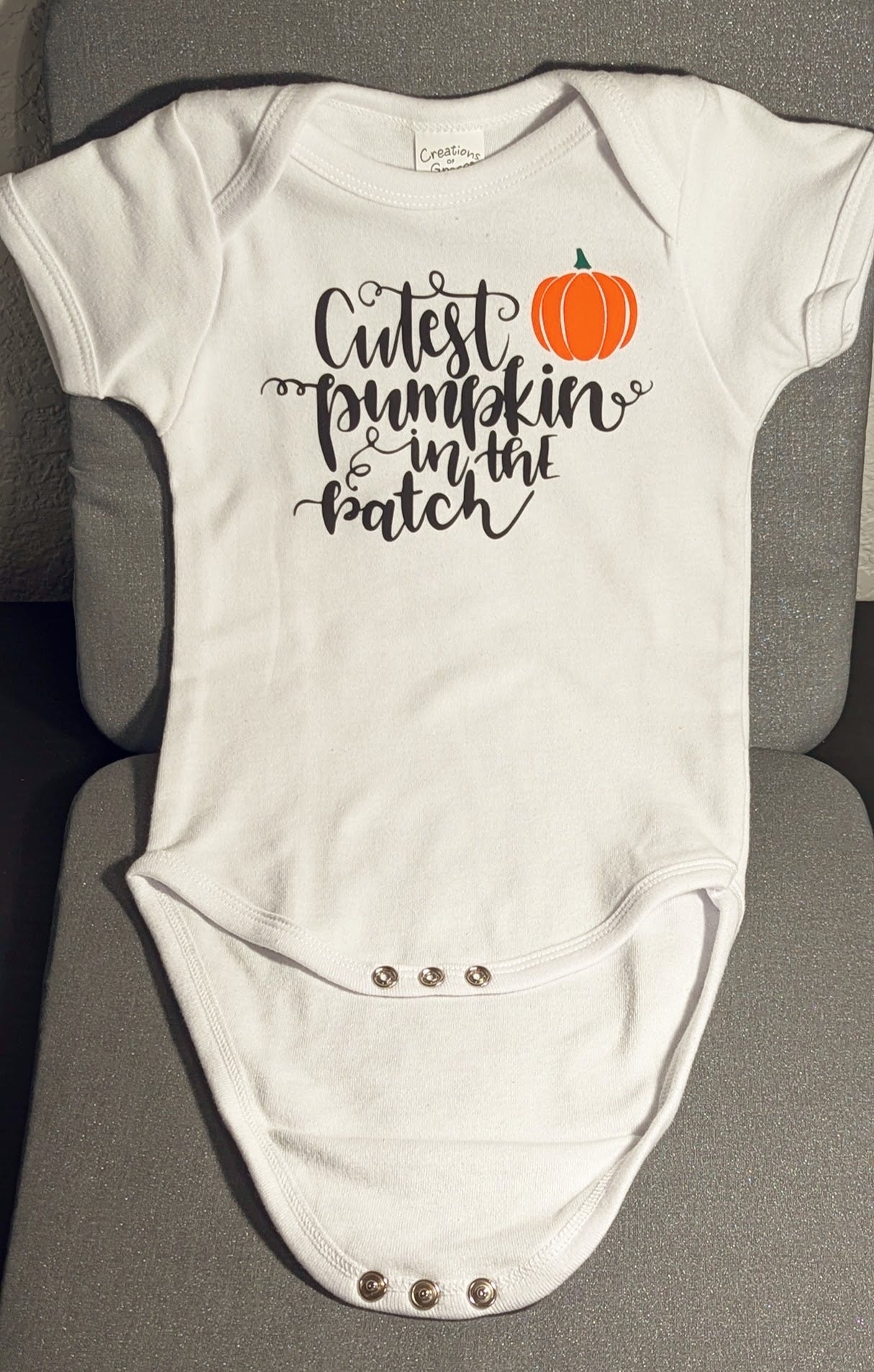 Baby Onesie-"Cutest Pumpkin in the Patch"