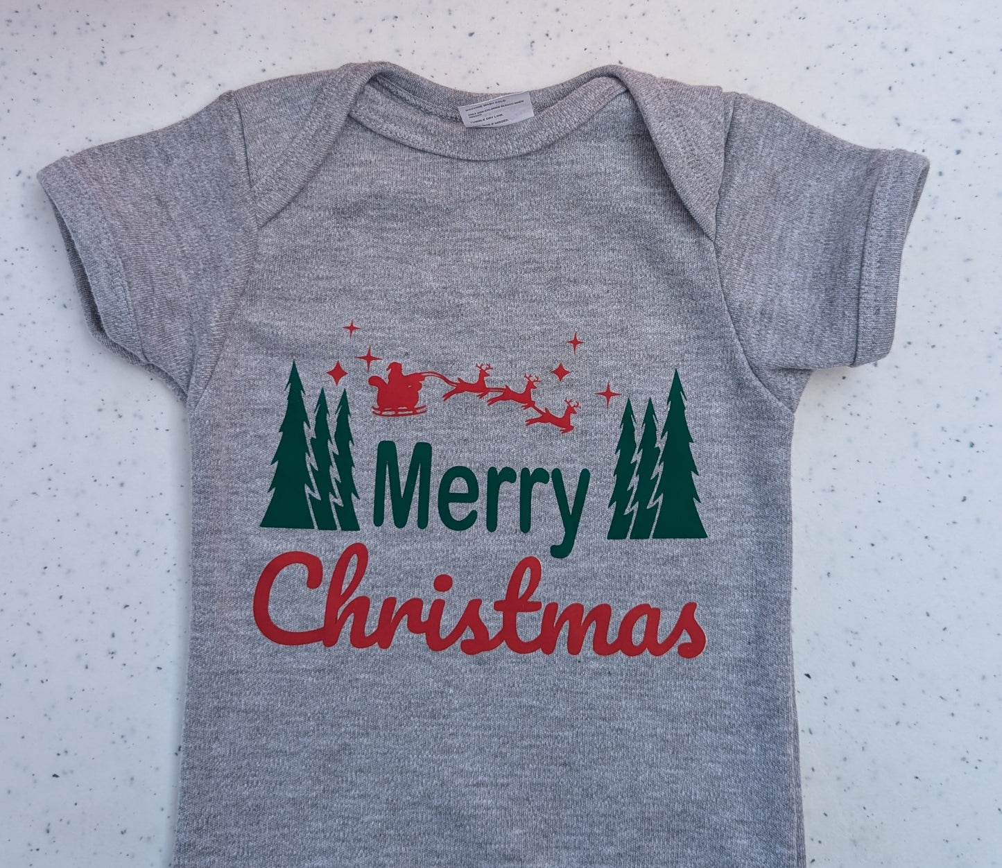 Baby Onesie-"Merry Christmas"